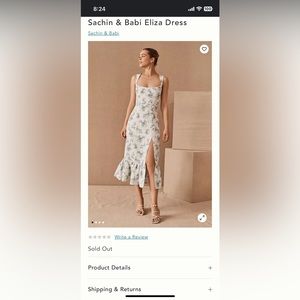 Sachin & Babi Eliza Dress